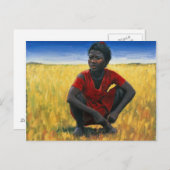 Girl in Red 1992 Briefkaart (Voorkant / Achterkant)