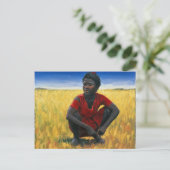 Girl in Red 1992 Briefkaart (Staand voorkant)