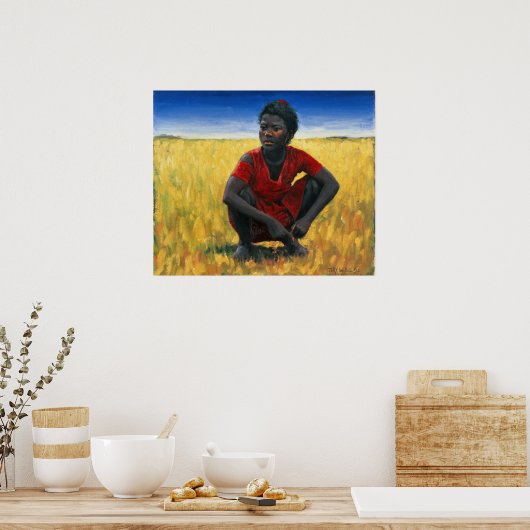 Girl in Red 1992 Poster (Keuken)