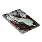 Girl in White, 1920 by Samuel John Peploe Notitieboek (Rechterzijde)