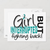 Girl Interrupted 2 Cervical Cancer Briefkaart (Voorkant / Achterkant)