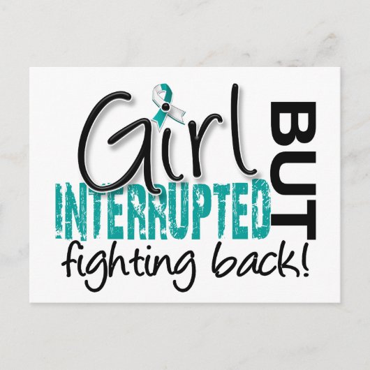 Girl Interrupted 2 Cervical Cancer Briefkaart (Voorkant)