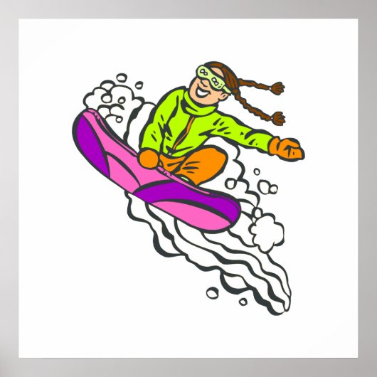 Girl Jumper Poster (Voorkant)