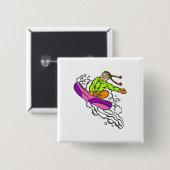 Girl Jumper Vierkante Button 5,1 Cm (Voorkant /achterkant)