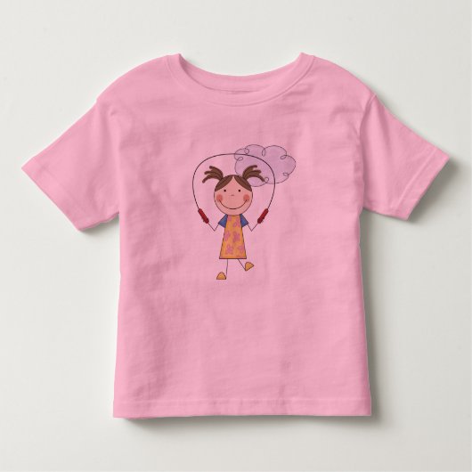 Girl Jumping Rope T-shirts en Gifts (Voorkant)