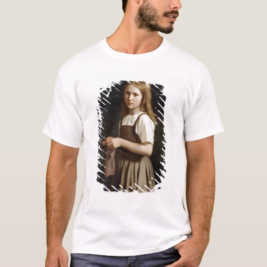 Girl Knitting, 1854 T-shirt (Voorkant)
