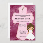 Girl-kruiscommunistisch meisje kaart (Voorkant / Achterkant)