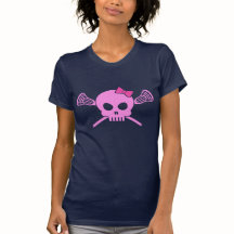 Girl Lacrosse Skull