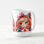Girl Ladybug Koffiemok (Voorkant rechts)