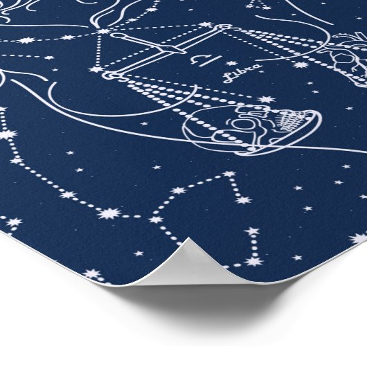Girl Libra Zodiac Sign Poster (Hoek)