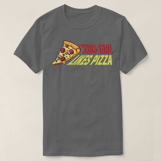 Girl Likert Pizza Hobby Pizza Chef Premium T-shirt (Design voorkant)