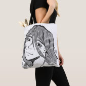 Girl lineart tote bag (Dichtbij)