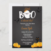 Girl Little Boo Halloween Baby shower Kaart (Voorkant)