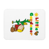 Girl Little Gardener Magneet (Horizontaal)