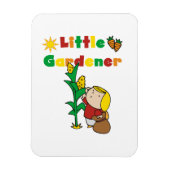 Girl Little Gardener Magneet (Verticaal)