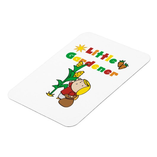 Girl Little Gardener Magneet (Linkerzijde)