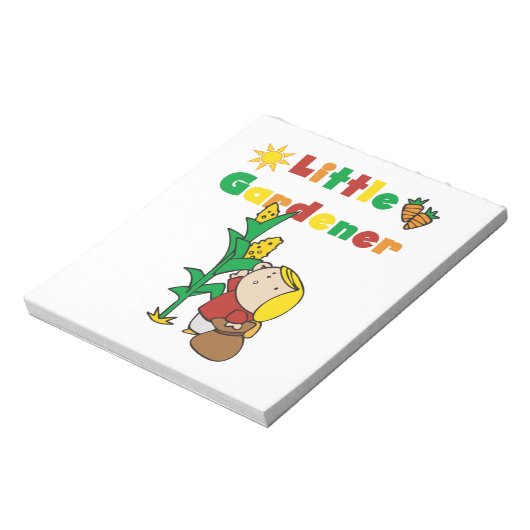Girl Little Gardener Notitieblok (Linkerzijde)