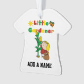 Girl Little Gardener Ornament (voorkant)