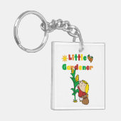 Girl Little Gardener Sleutelhanger (Voorkant Links)