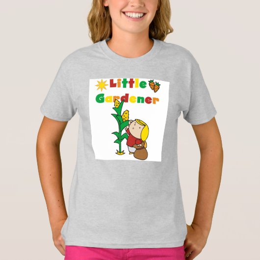 Girl Little Gardener T-shirt (Voorkant)