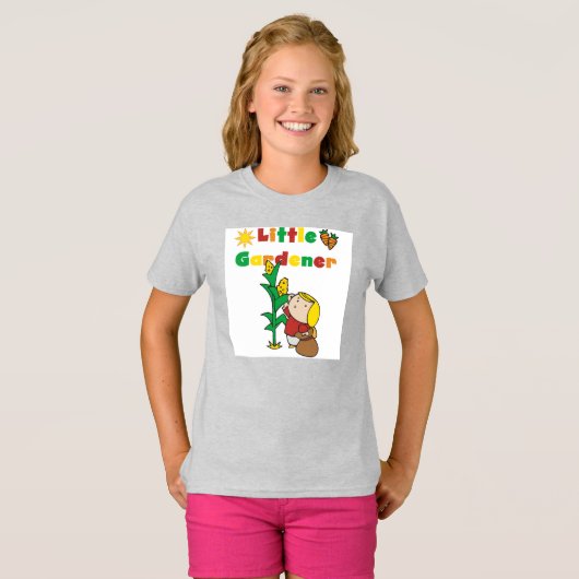 Girl Little Gardener T-shirt (Voorkant volledig)