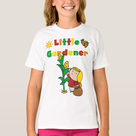 Girl Little Gardener T-shirt (Voorkant)