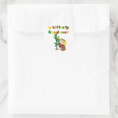 Girl Little Gardener T-shirts en Gifts Ronde Sticker (Tas)