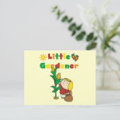 Girl Little Gardener Tshirts en Gifts Briefkaart (Staand voorkant)