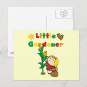Girl Little Gardener Tshirts en Gifts Briefkaart (Voorkant / Achterkant)