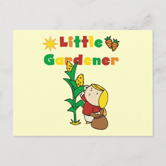 Girl Little Gardener Tshirts en Gifts Briefkaart (Voorkant)