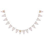 Girl Little Pumpkin Bunting Birthday Decoration Vlaggetjes (Alle)