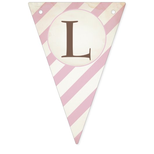 Girl Little Pumpkin Bunting Birthday Decoration Vlaggetjes (Tweede vlag)