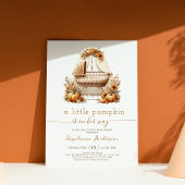 Girl Little Pumpkin Herfst Boho Baby shower Kaart