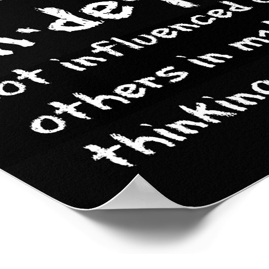 Girl Longboard: Onafhankelijkheid vieren Poster (Hoek)