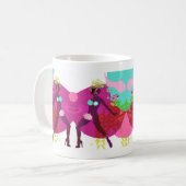 Girl Love Designer Mok (Voorkant links)