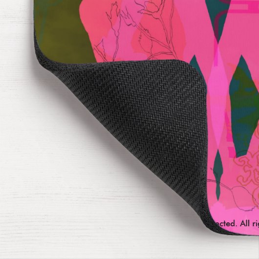 'Girl Love Designer Mousepad' Muismat (Hoek)