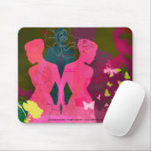 'Girl Love Designer Mousepad' Muismat (Met muis)