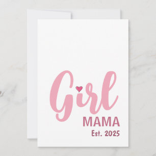 Girl Mama Est. Persoonlijk Cadeau Kaart