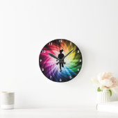 Girl Marathon Runner Ronde Klok (Huis)