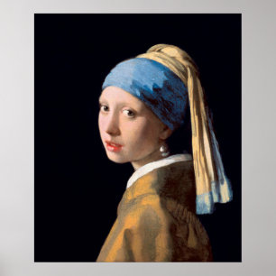 GIrl met een Pearl Earring door Vermeer - Poster