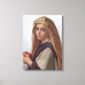 Girl met Pomegranaat door Bouguereau Canvas Afdruk (Voorkant)