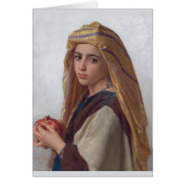 Girl met Pomegranate William-Adolphe Bouguereau