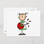 Girl Mixing Batter T-shirts en cadeautjes Briefkaart (Voorkant / Achterkant)