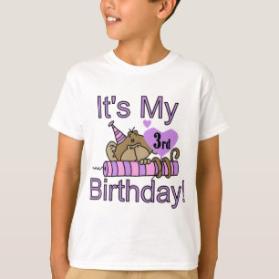 Girl Monkey 3rd Birthday Tshirts en cadeautjes
