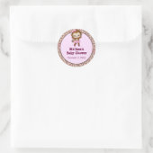 GIRL MONKEY Tu Tu Cute Baby shower sticker TTC #6 (Tas)