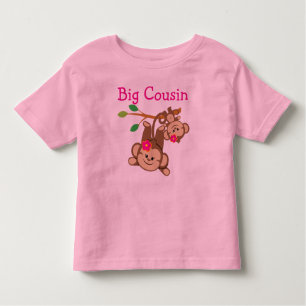 Girl Monkeys Big Cousin Kinder Shirts