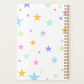 Girl Monogram Any Initial & Name Photo Planner (Achterkant)