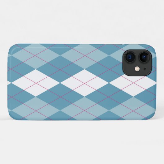 Girl Next Door Argyle Case-Mate iPhone Case (Achterkant (horizontaal))