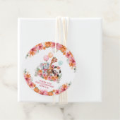 Girl Oerwoud Safari Bedankjes Labels (In situ)