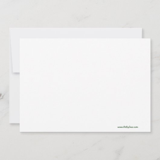 Girl Oerwoud Safari dierentuin geboortedag Kaart (Achterkant)